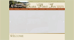 Desktop Screenshot of clarkpointinn.com